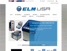 Tablet Screenshot of elm-usa.com